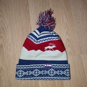 Yo Colorado Knit Cuffed Beanie w/ Pom Pom